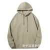 Suéter com Capuz Forrado de Fleece 420g Masculino e Feminino Composto de Algodão Jaqueta com Capuz de Veludo Olímpico Jovem Moletom Hong Kong