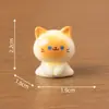 Paisaje en Miniatura Creativo Lindo Gatito Siamés Muñeco Decoración DIY Accesorios para Colgar Mini Coche Adornos de Escritorio