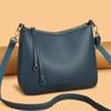 Bolso Nuevo de Comercio Exterior para Mujer de Mediana Edad, Bolso de Hombro Retro Versátil Elegante de Color Sólido, Bolso Cruzado de Mamá de Moda con Textura Venta al por Mayor