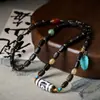Pulsera de Cuentas Cubicas de Madera de Agarwood Dara Gan Nuevo Estilo Chino Pulsera de Madera Punto Turístico Transmisión en Vivo Venta al por Mayor