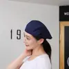 Gorro de Chef Masculino Gorra Elathe Boina de Camarero Femenina Cocina de Hotel Restaurante Hotpot Restaurante de Comida Rápida Gorra de Trabajo