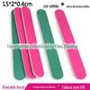 Fabricantes de Yiwu lixa para unhas reparadora lixada arte de unhas polimento frente e verso monocolor lixa reta presentes atacado