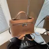 Bolso Caja Texturizado Simple y Elegante para Mujer, Nueva Tendencia de Moda Otoño Temprano 2025, Bolso de Mano de Color Sólido, Bolso de Hombro y Cruzado