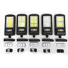 Lámpara de pared con detección de movimiento, suministro transfronterizo, iluminación solar para exteriores, lámpara de jardín, luz potente, farola solar impermeable.