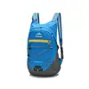Mochila Plegable de Piel Estilo Coreano, Casual, Ligera, Mochila Impermeable para Exteriores, Bolsa de Senderismo
