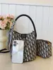 2026 Nuevo Bolso Floral Vintage de Moda Versátil Gran Capacidad Bolso Cubo para Mujer Set de Bolso de Hombro Tote de Moda