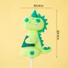 Decoração de bolo de aniversário infantil, enfeites, celebridade da Internet, dinossauro, bebê, plug-in, menino, desenho animado, primeiro ano, festa, vestir-se, acessórios