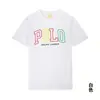 Camiseta de algodão estampada Ralph Lauren Polo transfronteiriça, envia em até 48 horas, 100% algodão, estilo unissex