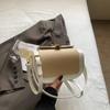 Bolso de Moda para Mujer Versión Coreana Trendy Versátil Bolso Cuadrado Pequeño Diseño Nicho Bolso Caja Simple Texturizado Bandolera