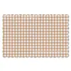 Zc060 Bandera de Mesa Cuadros Marrones Mantel Fiesta Tema Festivo Hogar Sala de Estar Mantel Individual Decorativo de Encaje