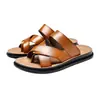 Pantuflas de verano para hombre perezoso estilo ins, pantuflas de hombre de alta gama, cómodas y casuales, de suela suave, chanclas slip-on para exteriores para hombres jóvenes
