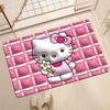 Alfombra de Piso Doraemon de Dibujos Animados Oso Fresa Alfombra Absorbente de Agua para Baño Terciopelo Tecnológico Alfombra Antideslizante Alfombra para el Hogar