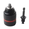 Portabrocas Eléctrico Metálico Rayado Transfronterizo 2-13mm Mandril de Tres Mordazas Eléctrico Mango Hexagonal Sds