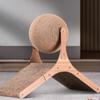 Bola de sisal rascador para gatos juguete para gatos resistente a los arañazos resistente al desgaste que no suelta caspa bola rascadora para gatos rascador vertical para gatos tabla para garras para gatos grandes