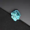 Anillo de Piedra Natural Estilo Étnico Popular Serie Multicolor Cuentas de Grava Anillo Hueco Estilo Bohemio Cuentas de Arroz