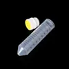 Tubos de Centrifugación de Plástico de Alta Velocidad Pueden Soportar 20,000 Rpm, Engrosados, con Tapas de Rosca Interna, Disponibles en 10ml/15ml/30ml/50ml/100ml