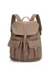 Mochila Feminina Versátil de Grande Capacidade com Múltiplos Bolsos, Nova Moda Transfronteiriça para o Dia a Dia e Estudantes