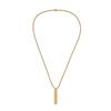 Nuevo Producto Transfronterizo Collar de Acero de Titanio Regalo de San Valentín Collar con Colgante de Alta Gama Collar Cilíndrico de Acero Inoxidable No se Desvanece