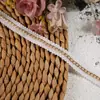 Muestra personalizado estilo pequeño fragante cadena encaje cinta cacamie textil para el hogar bolsa de zapatos diy accesorios de ropa encaje al por mayor
