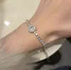Pulsera Elegante de Alto Nivel con Diseño de Nicho de Diamantes Completos para Mujer 2025 Nuevo Pulsera de Lujo Ligero Exquisita Estilo Ins Moda Joyería