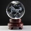 Bola de Cristal Artificial K9 con Veleros Lisos Tallados en el Interior, Adornos Decorativos Creativos para Amigos, Regalos de Empresa Personalizados