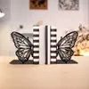 Borboleta de Metal Oca Armazenamento de Livros para Estudantes Suporte de Livros Estante de Livros Organização de Lição de Casa Suporte de Livros Pasta Criativa Marcador de Página