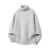 Suéter grueso de cuello alto, tejido casual para hombre, suéter de punto para hombre, artículo de moda transfronterizo en stock, nuevo modelo invierno 2026