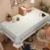 Toalha de mesa para escrivaninha infantil, tapete protetor para mesa de estudo de estudante, tapete de mesa, toalha de mesa para quarto de menina, pano de cobertura estilo ins