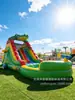 Gran Combinación de Tobogán Inflable para Piscina Exterior de Verano Escalada Piscina de Agua Parque Acuático Comercial Castillo Tobogán de Agua