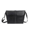 Bolsa de ombro horizontal masculina bolsa mensageiro de couro genuíno nova bolsa transversal de couro macio couro de vaca moda coreana casual em estoque cabelo