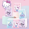Lenço de Papel Colorido Sólido Sanrio, Papel de Lenço Impresso Kuromi, Textura Macia como Nuvem de Três Camadas, Pacote Pequeno, Licenciado Oficialmente, Portátil