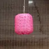 Adorno Colgante Hueco Linterna de Papel Linterna de Festival de Medio Otoño Decoración Estilo Antiguo Accesorios para Fotos Linterna Portátil DIY para Niños