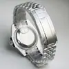 Relógio de Pulso Masculino Automático Mecânico de Alta Qualidade com Pulseira de Aço e Calendário Série Pulseira de Aço à Prova d'Água