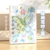 A7 Mariposa Soñadora Hojas Sueltas Portátil Desmontable Mini Cuaderno Bloc de Notas de Bolsillo Ins Lindo