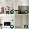 Moldura Decorativa de Pu Color Crema Estilo Francés para Pared de Fondo de TV, Adorno de Esquina de Techo Estilo Europeo, Moldura de Yeso