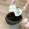 Gadget de Limpieza de Escritorio: Mini Escoba y Recogedor con Cara Sonriente para Escritorios de Estudiantes y Limpieza de Polvo de Teclados