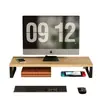 Base Elevada para Monitor Soporte Estante Elevado Estante para Computadora de Escritorio Estante de Almacenamiento para Escritorio de Oficina