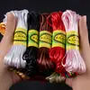 Hilo de Nudo Chino de Colores No. 5 Cordón Trenzado Hecho a Mano para Cuentas Budistas, Manualidades, Hilo Rojo, Hilo de Jade, Hilo para Nudos Chinos
