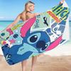 Toalla de Playa Stitch Lilo y Stitch Transfronteriza Venta Caliente Toalla de Baño Impresión Digital Toalla de Transferencia Toalla de Playa Natación