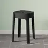 Bancos Domésticos Nórdicos, Plástico Engrosado, Bancos Apilables para Mesa de Comedor, Bancos Molino de Viento, Bancos Redondos Altos de Repuesto, Bancos de Plástico