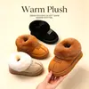 Bolsa de Invierno para Niños con Zapatos de Algodón para Niños y Niñas, Cálida, Con Felpa Adicional, Esponjosa, Hogar, Padre-Hijo, Ropa Exterior Esponjosa, Botas de Nieve para Bebé