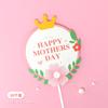 Día de la Mujer Diosa Celebridad de Internet Decoración de Pastel de Repostería Sosteniendo Clavel en la Mano Taza Cubo Transparente Mousse Bolso de Mano Empaque