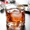 Copo de Uísque de Cristal Criativo em Formato Assimétrico Copo de Espírito Colorido para Bar Copo de Água para Casa Personalização