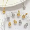 Piggy Bank Fofo com Coroa que Preserva a Cor, Pingente Oco, Pingente do Zodíaco, Materiais para Acessórios de Joias para Colar e Pulseira DIY