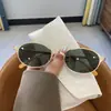 Gafas de Sol Retro Nerd Americanas para Mujer 2025 Nuevas de Alta Gama Moda Estilo Old Money Gafas de Sol con Montura Pequeña Ovalada