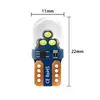 Luz de pisca LED T10 para carro novo luz de pisca T10 de silicone luz de placa luz de leitura Núcleo de 6 lâmpadas Universal