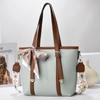 Bolso tipo cubo para mujer, de un solo hombro, gran capacidad, bolso para ir al trabajo, bandolera, correa ancha para el hombro, bolso para mujer, bolso de mano casual, textura avanzada