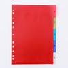 Administración de Documentos Página Índice Digital Plástico 11 Agujeros A4 Página Clasificación por Color Papel Intercalado Apto para Papel Carpeta de Soporte