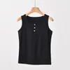 Colete Tricotado Sem Manga Feminino de Tencel Lyocell para Verão, Design Estiloso para Usar por Baixo ou por Cima, Top Base Feminino, Atacado
