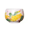 Taza Luohan Qituluhua para Té, Taza Individual para Degustación de Té, Taza de Té Cerámica para Oficina en Casa, Juego de Té Kung Fu